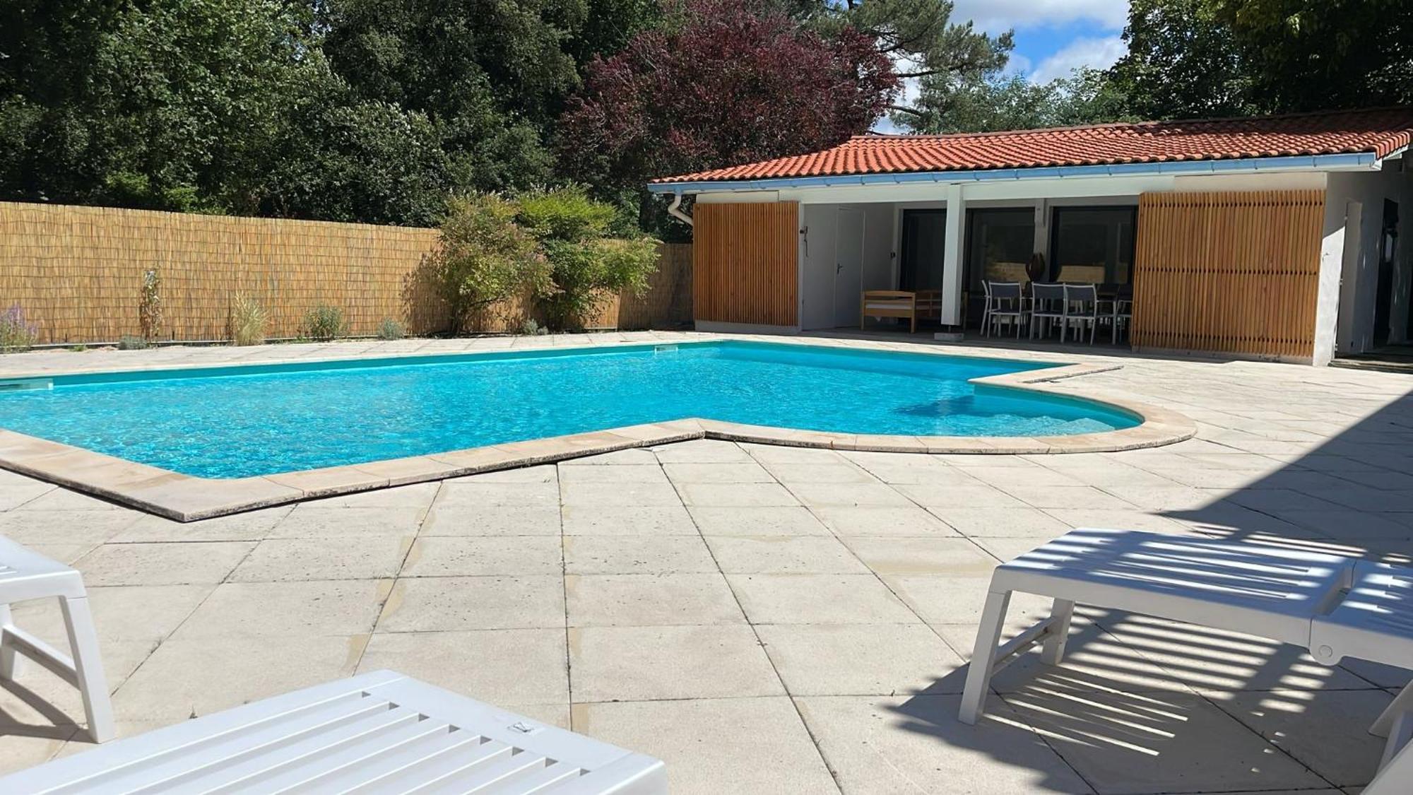 Maison Dharma A 5Km De La Plage Avec Sauna Mimizan Esterno foto