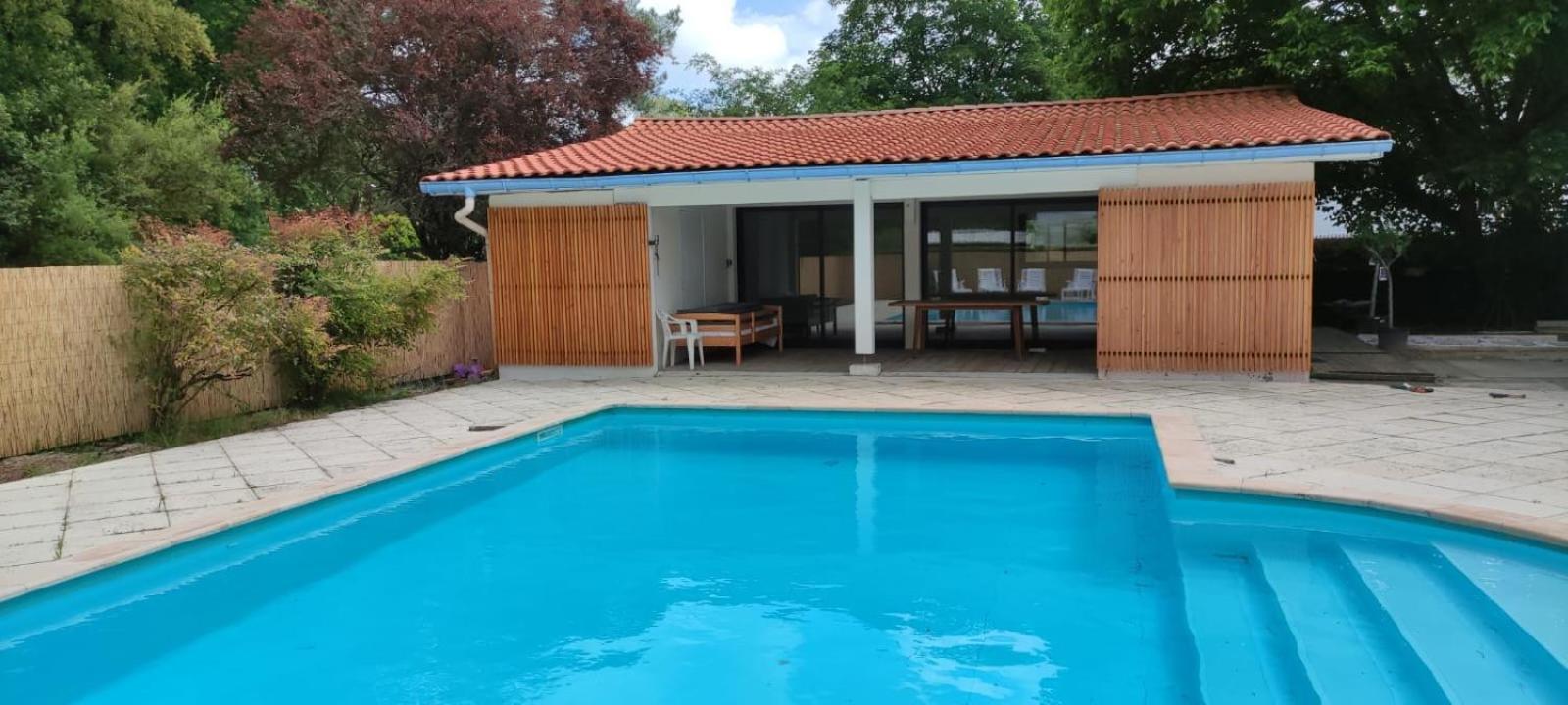 Maison Dharma A 5Km De La Plage Avec Sauna Mimizan Esterno foto