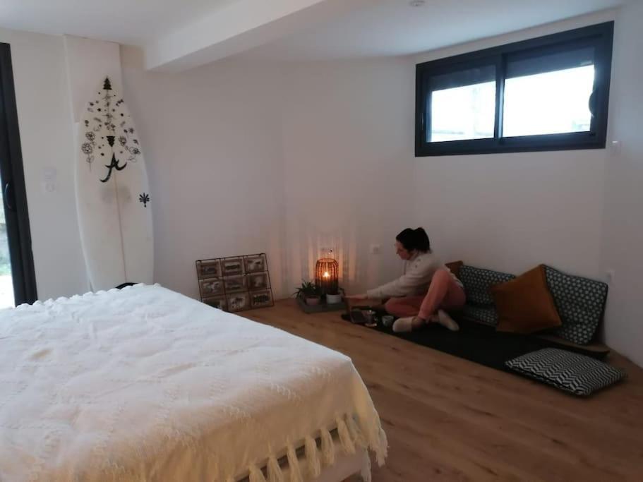 Maison Dharma A 5Km De La Plage Avec Sauna Mimizan Esterno foto