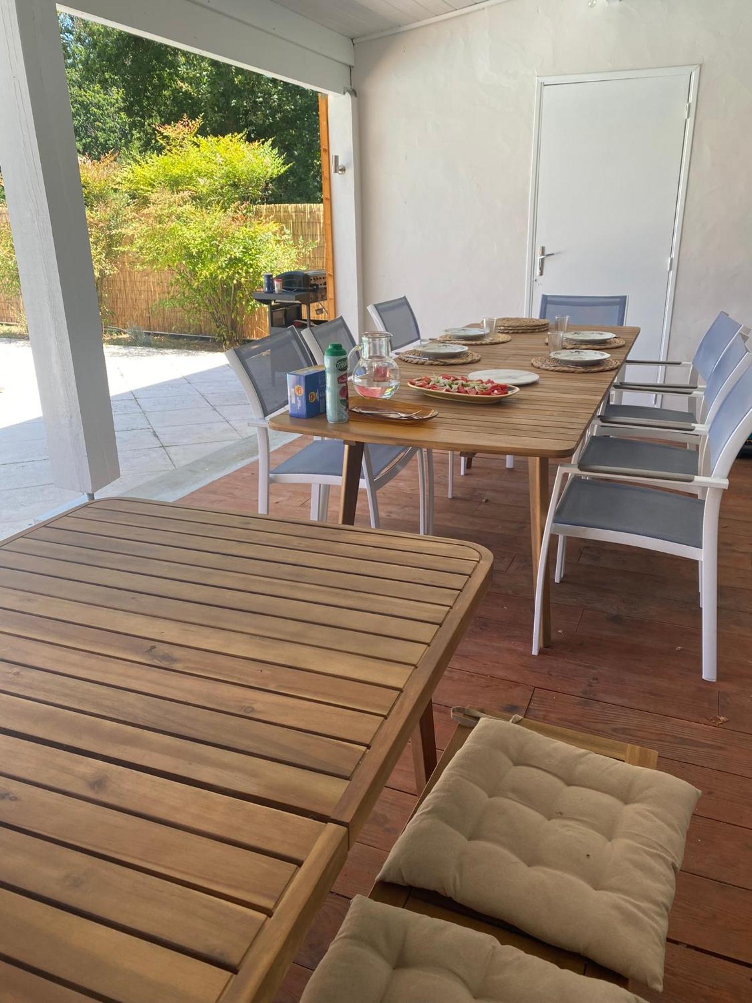 Maison Dharma A 5Km De La Plage Avec Sauna Mimizan Esterno foto